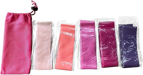 Davidamy's gift Bandas de resistencia para mujeres y hombres, paquete de 5 diferentes niveles de resistencia para gimnasio en casa, ejercicio,