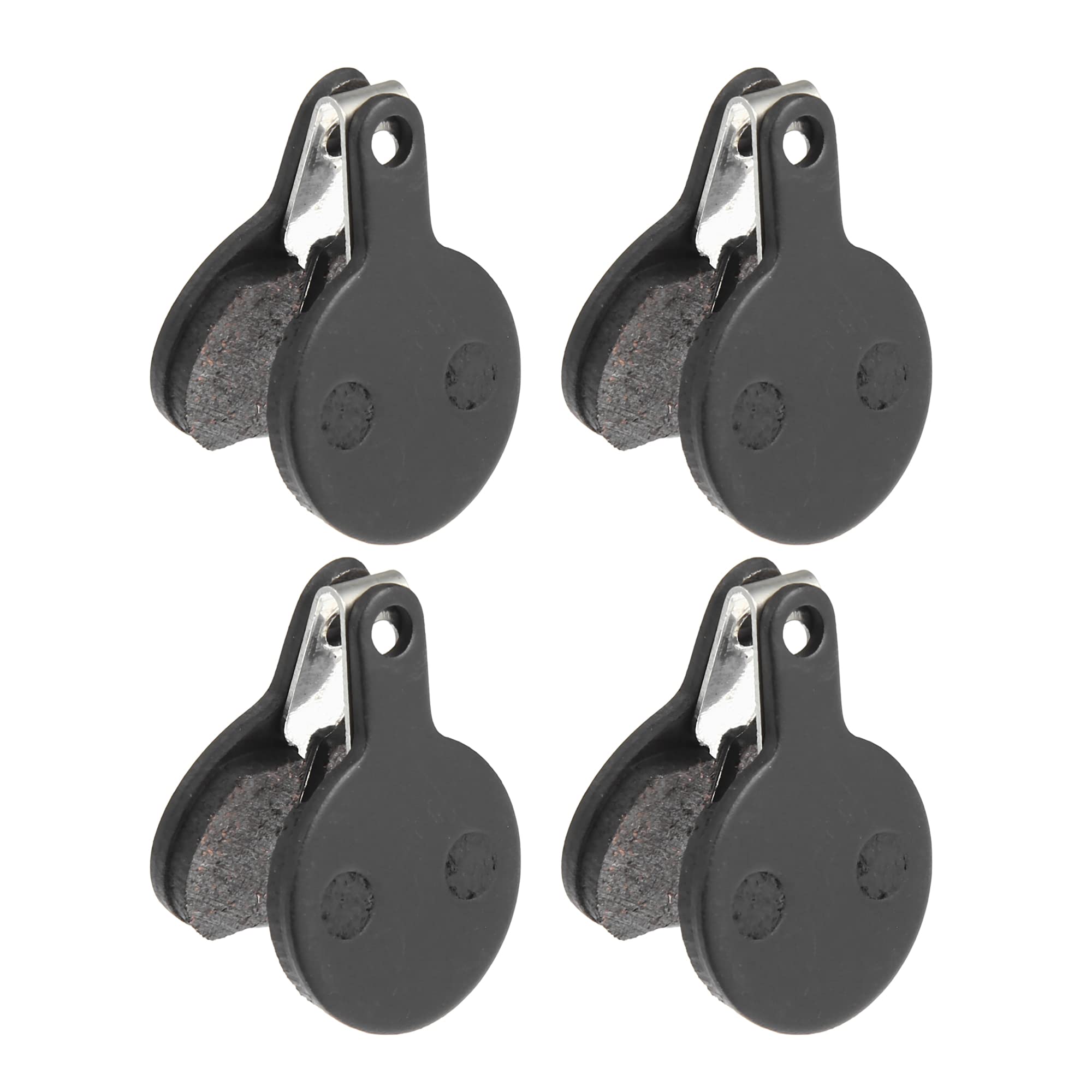X AUTOHAUX4 Pair Semi Metal Disc Bike Brake Pads with Spring Leaf for Tektro