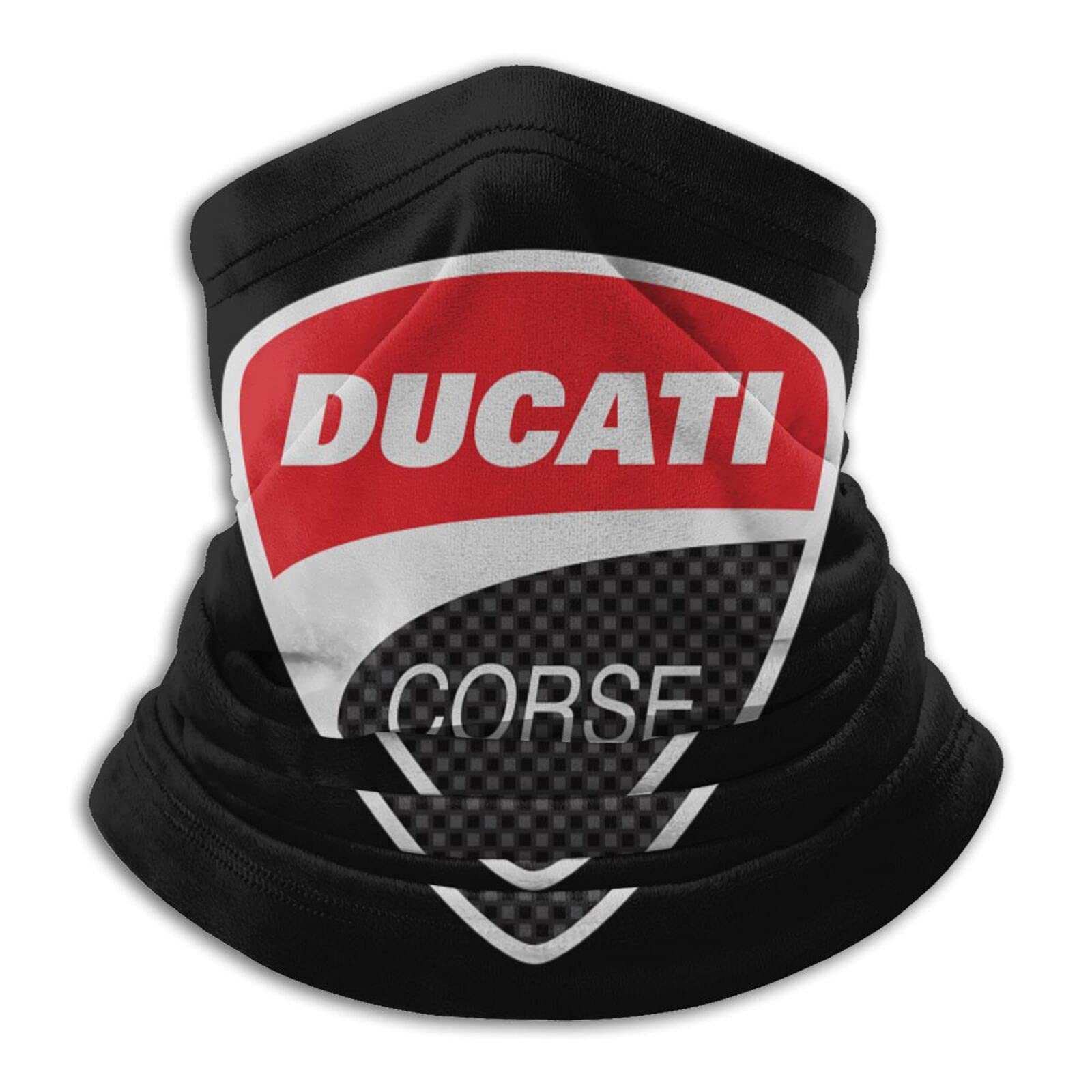 Cenken Logo Ducati Corse Balaclavas Neck Warmer Windproof Balaclavas Scarf Face Covering Face Bandana