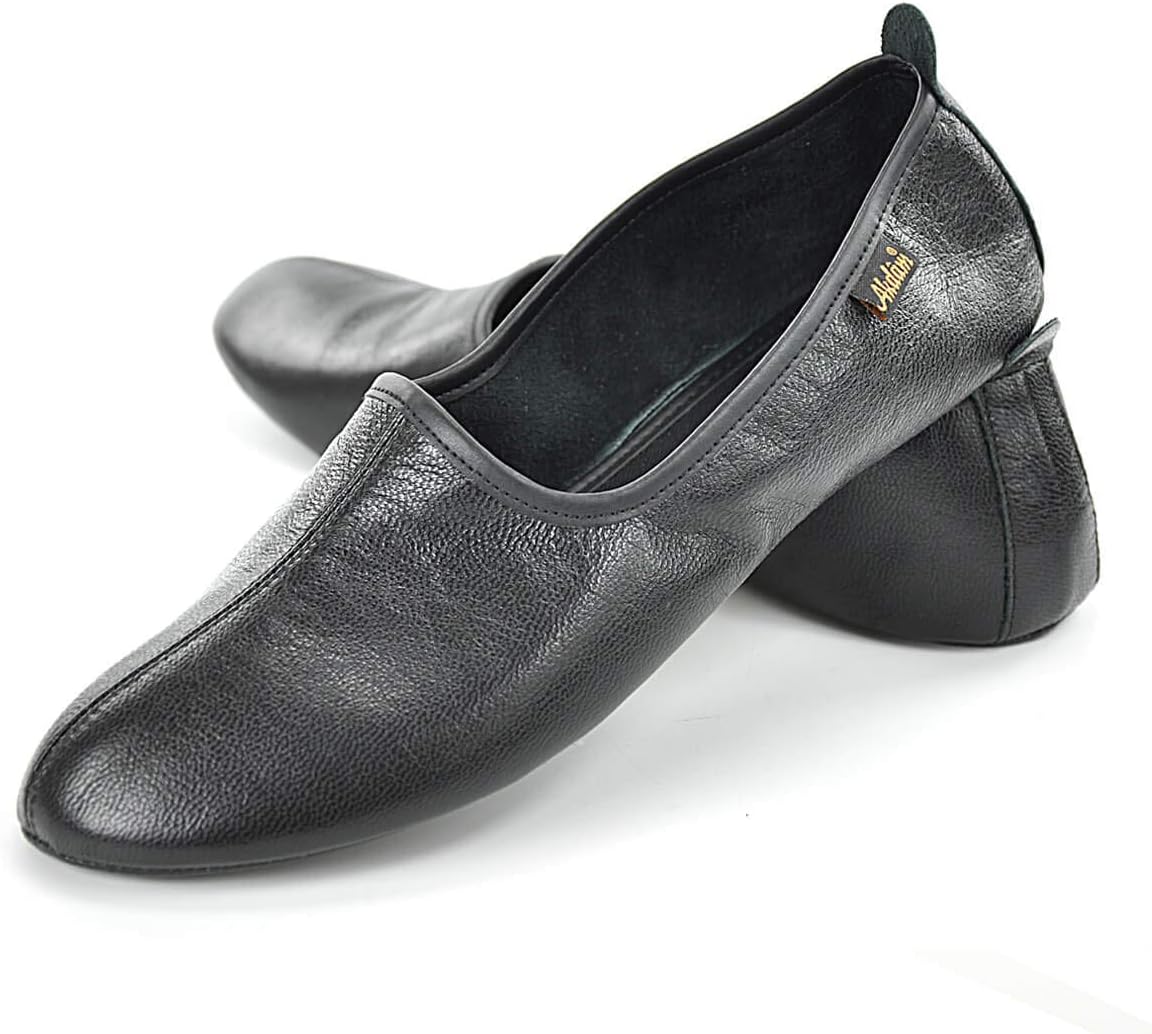 Genuine Halal Leather Handmade Shoes for Tawaf and Umrah or Home, Slippers, Islam Mest
