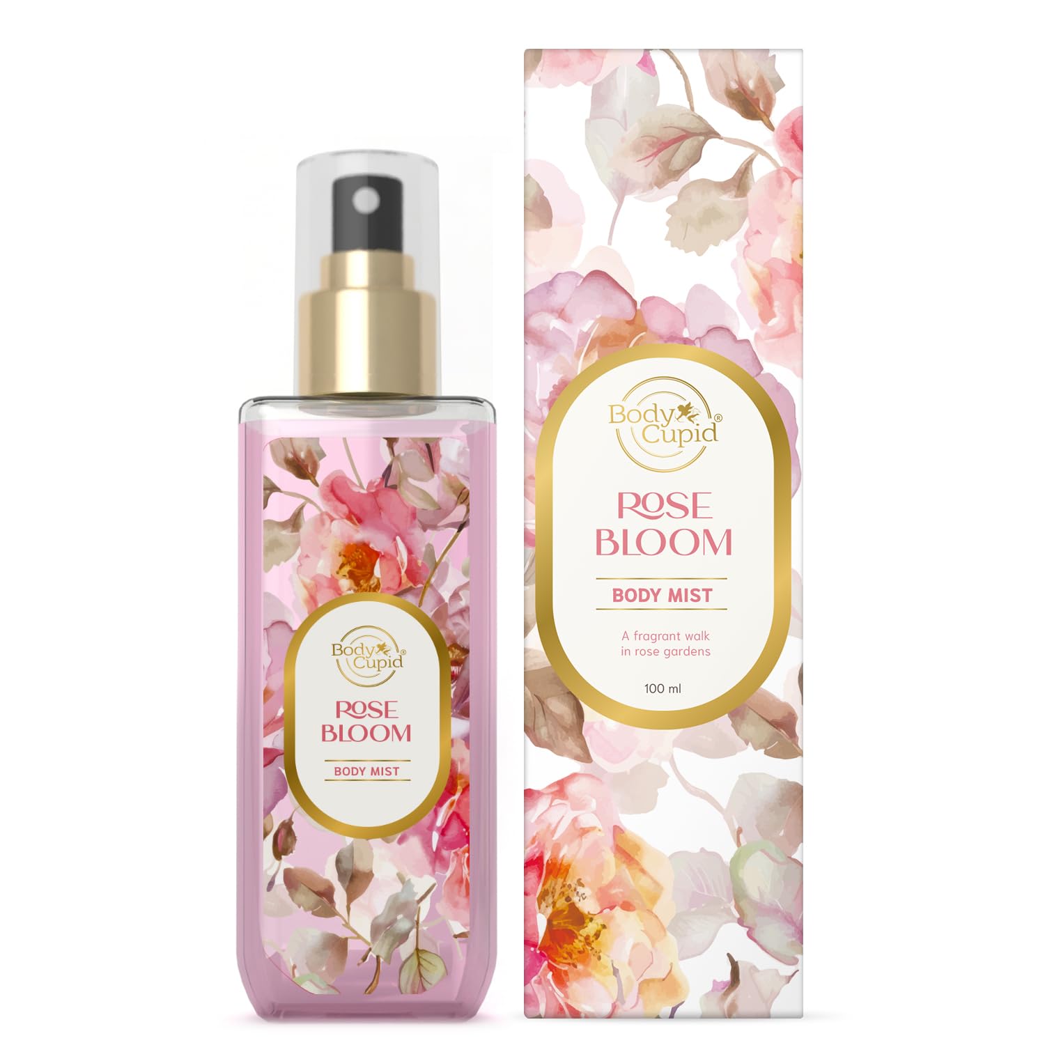 Body Cupid Rose Bloom Body Mist | Himalayan Rose Elegance | luxurious Body Mist | 100 ml-image-3