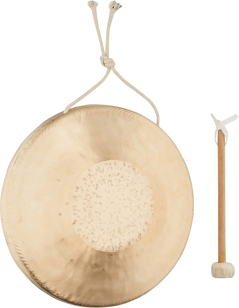 最終価格！ 【美品】和楽器 銅鑼 ドラ バチつき Amazon | heizi 銅鑼 ドラ バチ付き ゴング 中国 効果音 太鼓