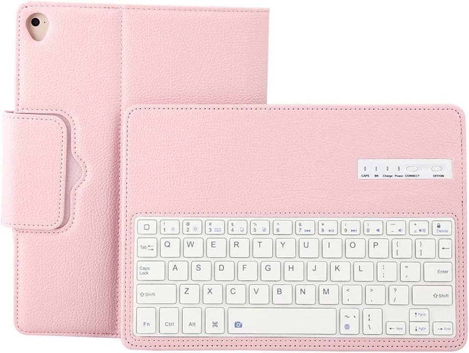 Exclusive Discount 90% Price Eoso Keyboard Case for New 2018 iPad, 2017 iPad, iPad Pro 9.7, iPad Air 1 and 2 Folding PU Leather Folio Cover with Removable Bluetooth Keyboard(Pink)