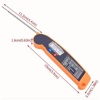 Meat Thermometers,Baking Instant Digital Thermometers - Instant Read Digital Meat Thermometers Digital Thermometers for Cooking and Baking