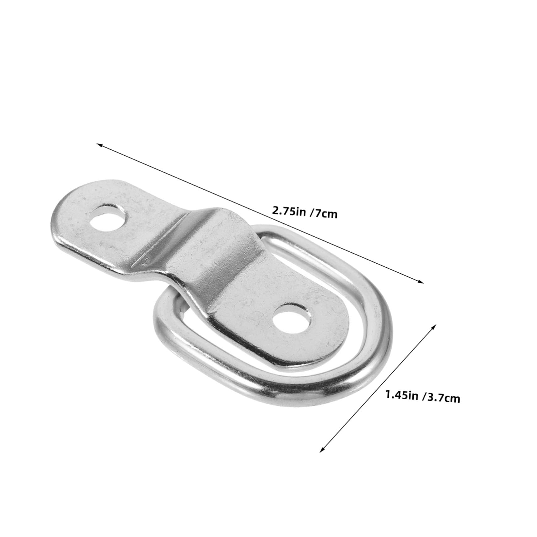 Mikinona 16 Stück Teiliges Heavy Duty D-ring Zurrösen Anhängeranker Zurrösen für Lkw Camper Stabile Verzurrösen zur Ladungssicherung Geschlossenen Ankerpunkten