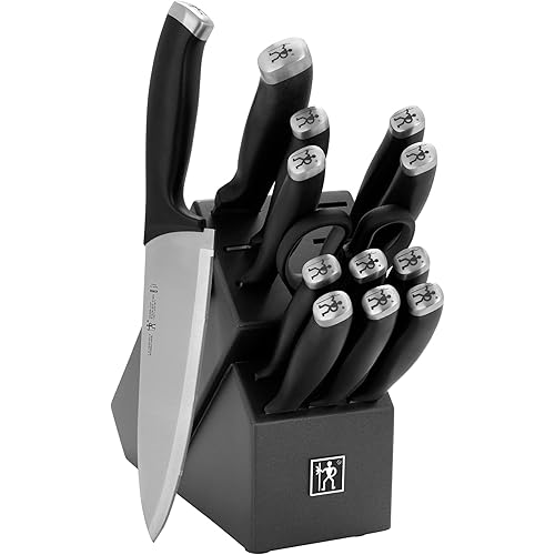Silvercap 14 Piece Knife Block Set, Black