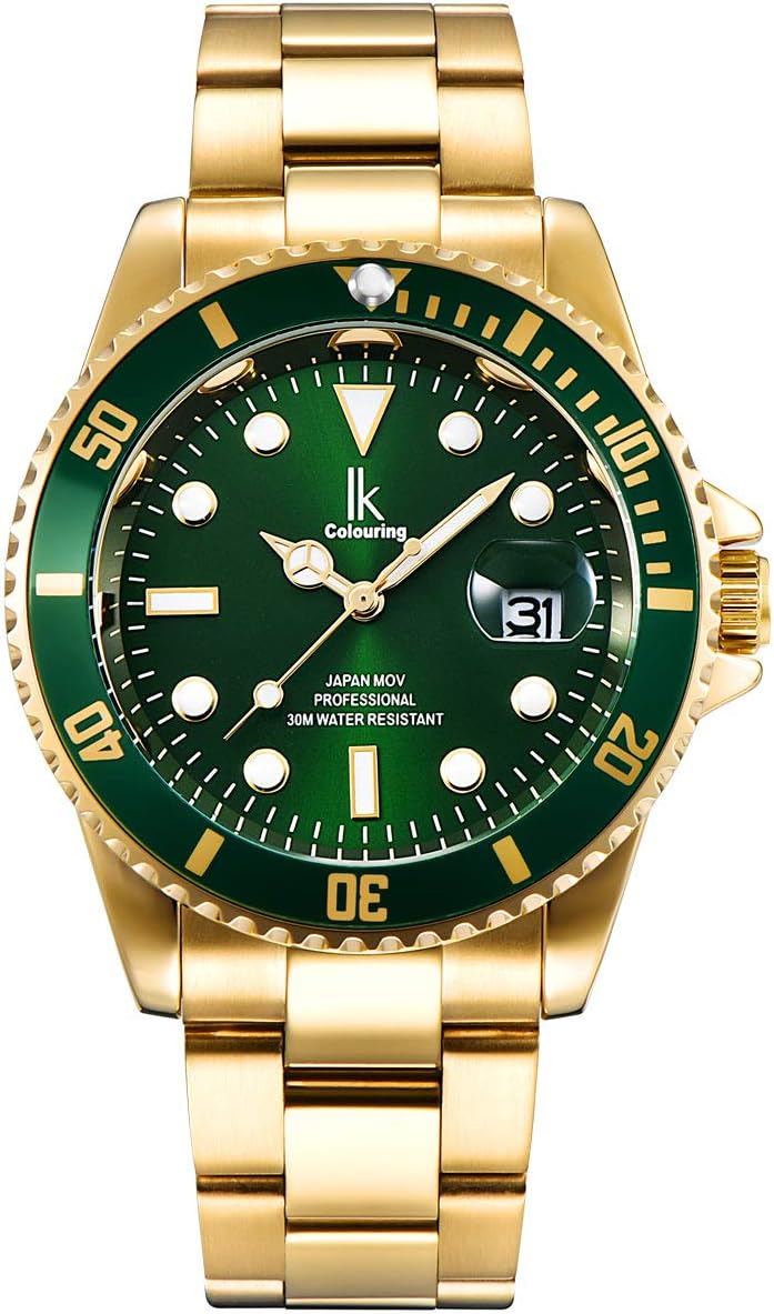 Alienwork IK Orologio Automatico Uomo Donna Nero Bracciale in Acciaio Scheletro