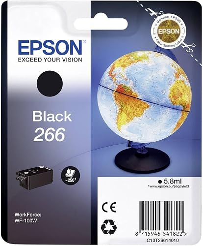 Epson 266 Globe Genuine Black Ink - 1