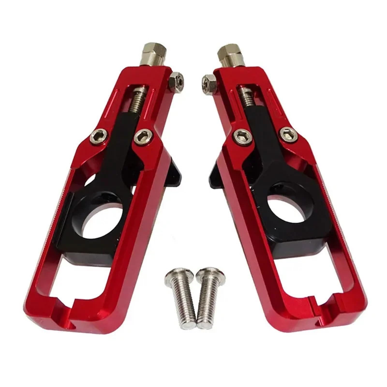 Ajusteur de Chaîne Ajustement pour Honda CBR600RR 2007-2025 CBR1000RR ajustement pour Fireblade 2008-2016 blocs d'essieu ajusteurs de chaîne tendeurs Tendeur de Chaîne de Réglage de
