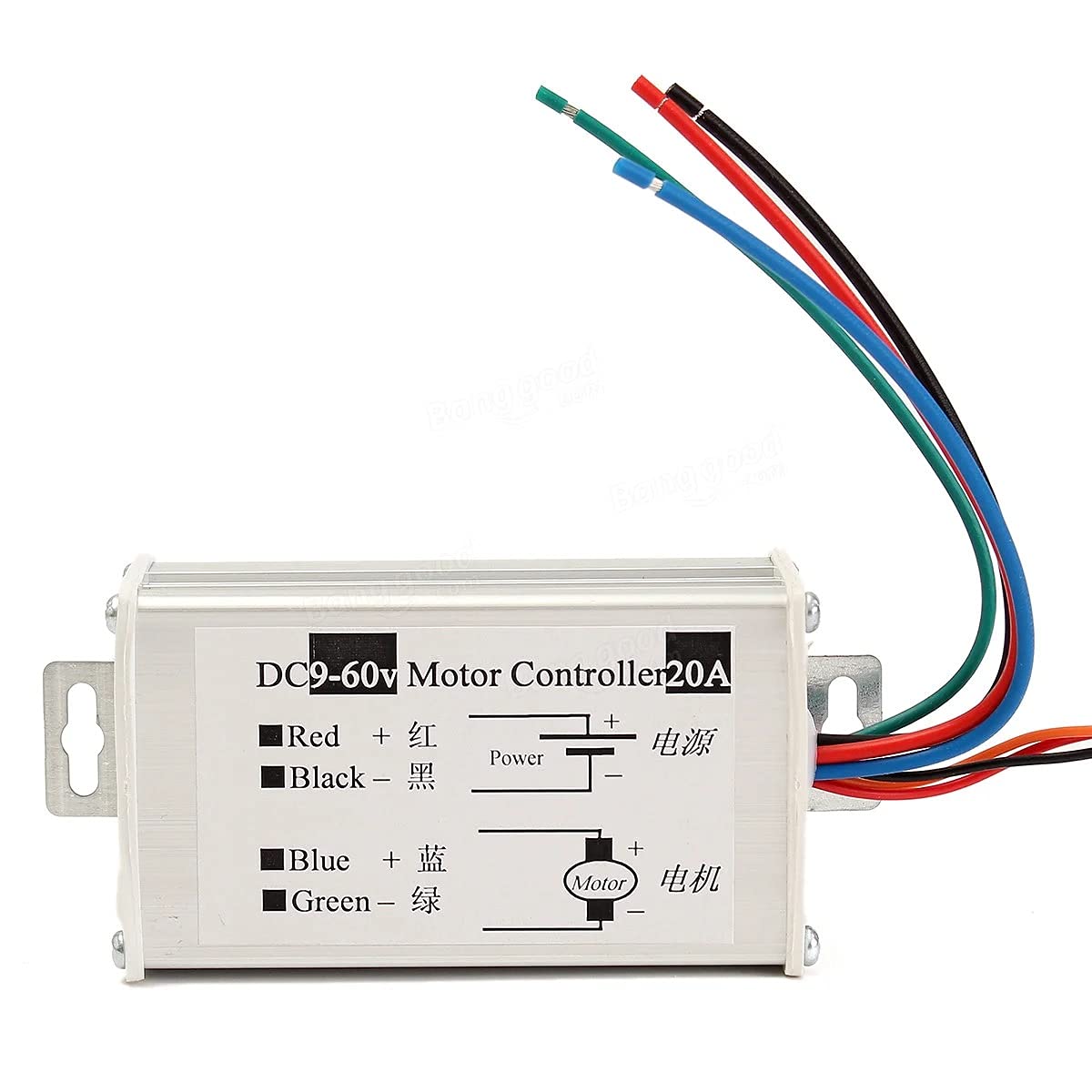 Techtonics 20A PWM DC Motor Speed Regulator Module (9V, 12V, 24V, 36V, 48V, 60V) (B0977PGFR2) Amazon Price History, Amazon Price Tracker