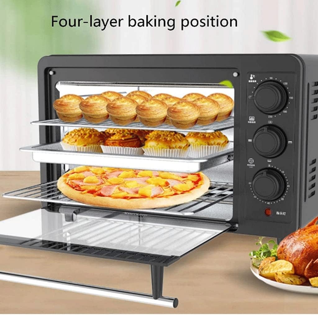 1300 W Convection Toaster Oven, Equipped, Brushed Stainless Steel. Multi-function Fully Automatic