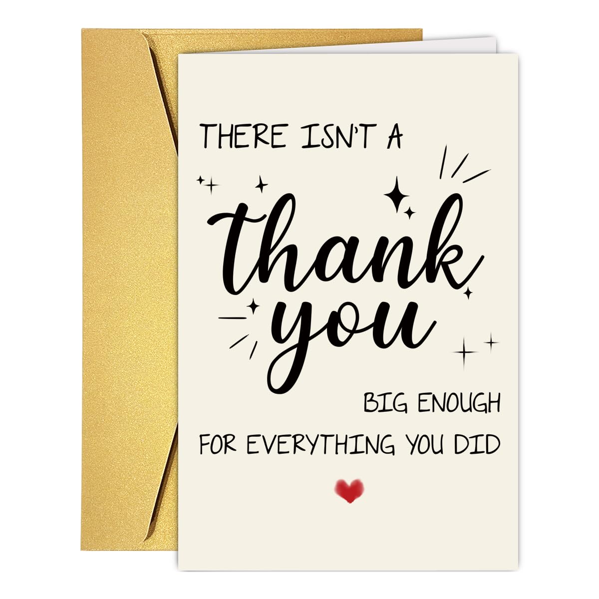 GVMGVM Funny Thank You Card for him her,Cute Thank You Gift for Boss Leader Teacher Doctor Nurse Healthcare Worker, Appreciation Card Gratitude Gift
