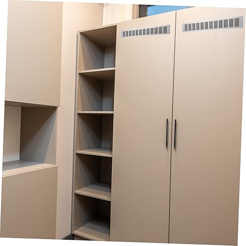 Miniatura 4 de DOITOOL 2 piezas de cubierta de ventilación de aleación de aluminio, accesorios para muebles, gabinete, ventilación, armario, armario, rejilla de