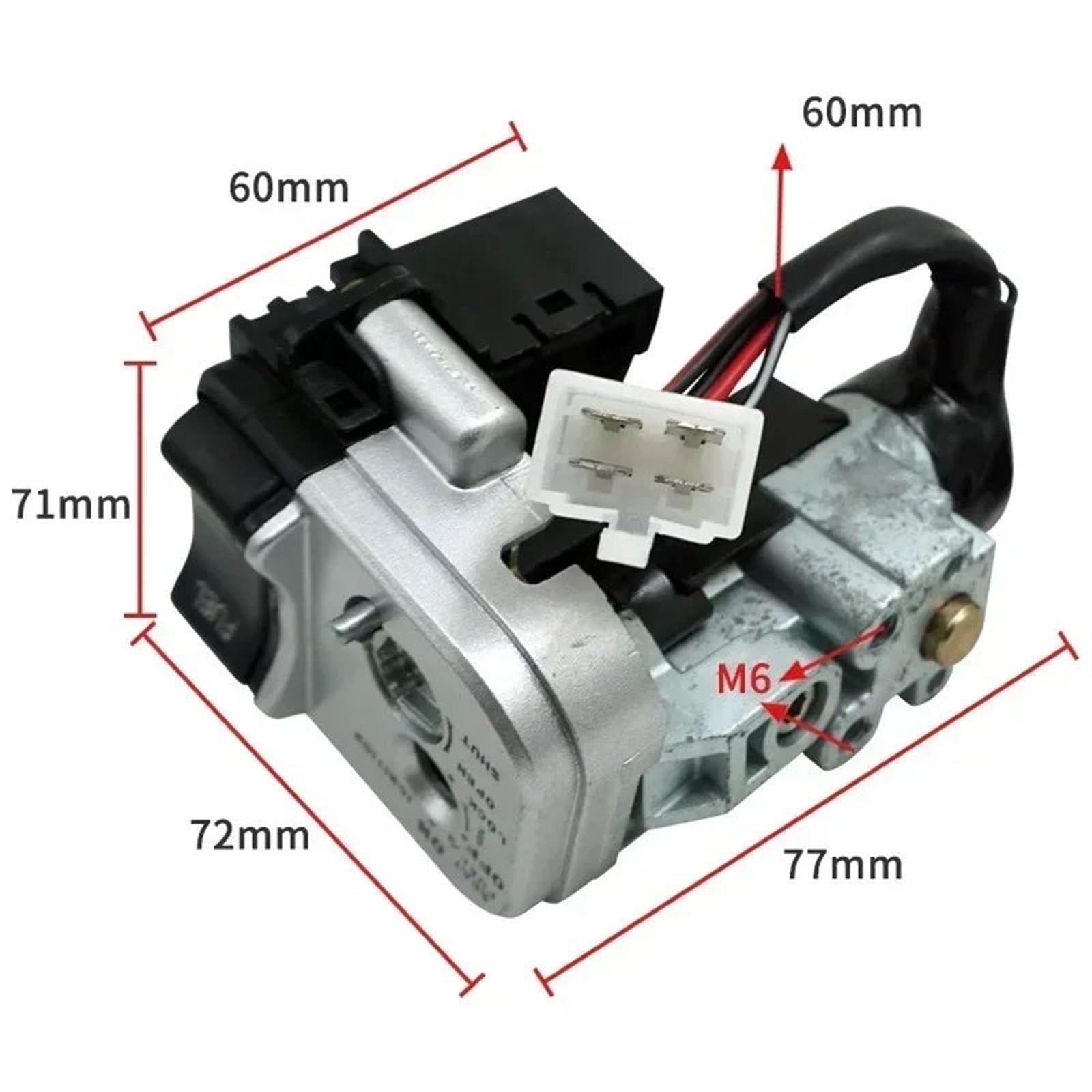Switch De Ignición para Lead SHmode SH150 PCX Interruptor Encendido Motocicleta con 2 Llaves Conjunto Interruptores Bloqueo Llave Interruptor Encendido Bloqueo Barril Ignición Interruptor