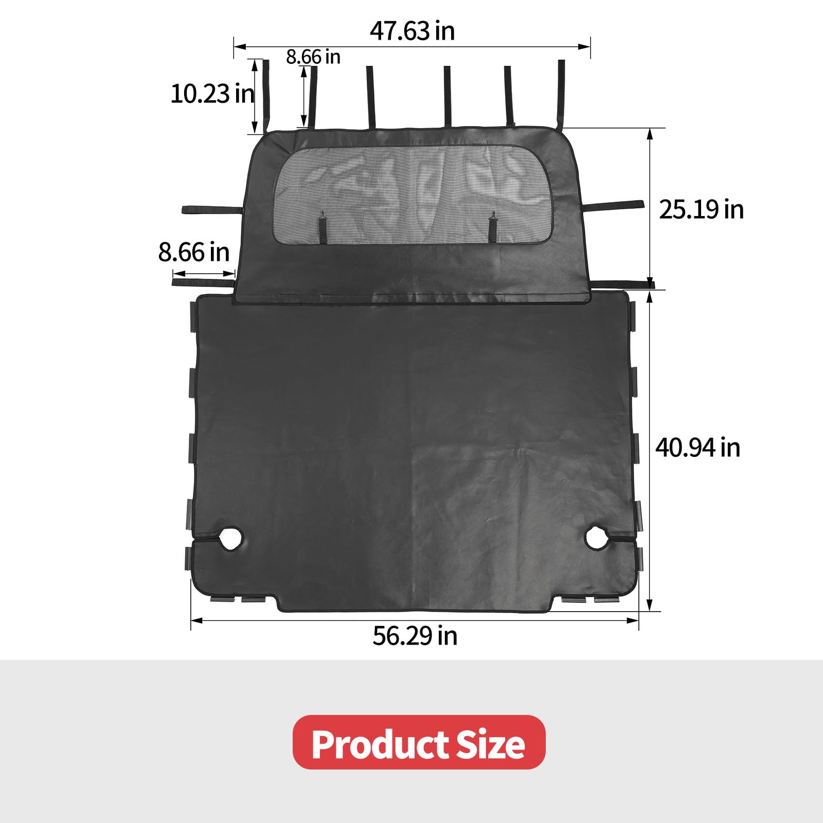 Amazon.co.jp: Jimen TJトノカバー トランクカーゴカバー ジープ 