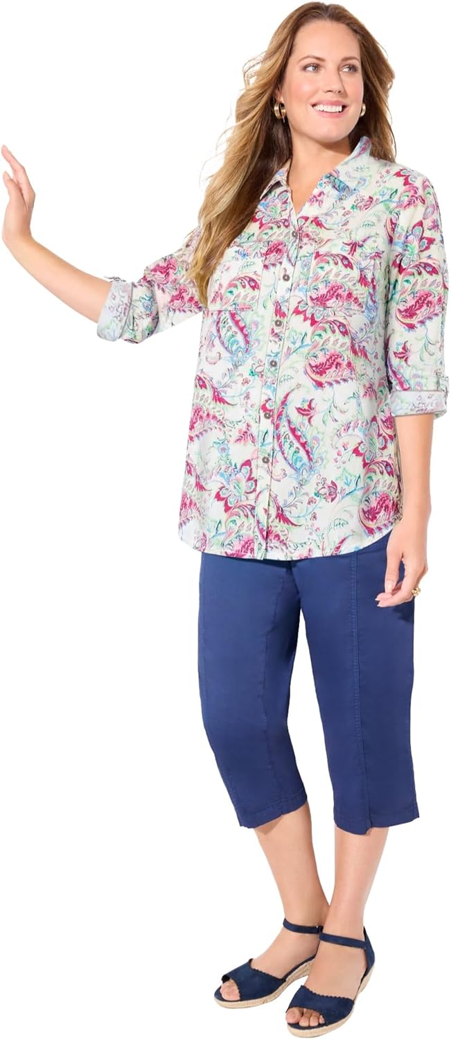 Women's Plus Size Petite The New Utility Shirt