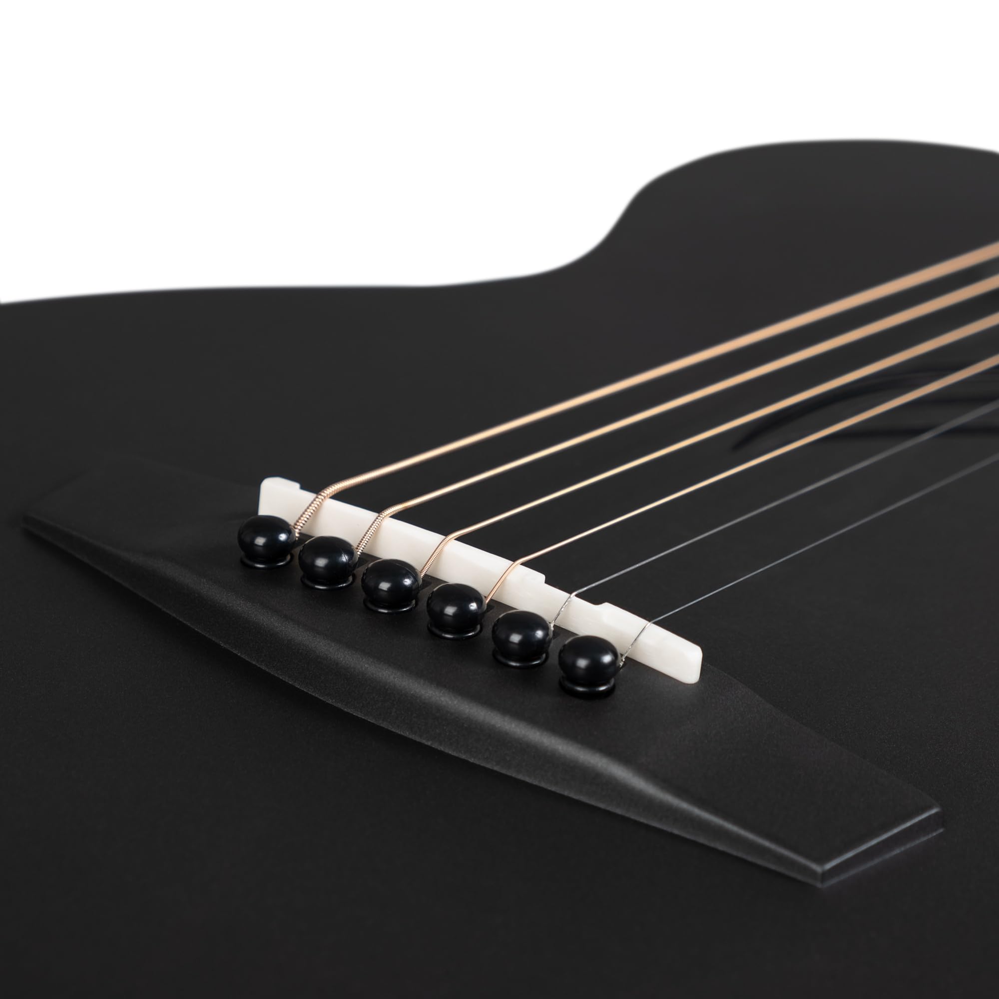 Cascha Chitarra acustica in fibra di carbonio per principianti con custodia
