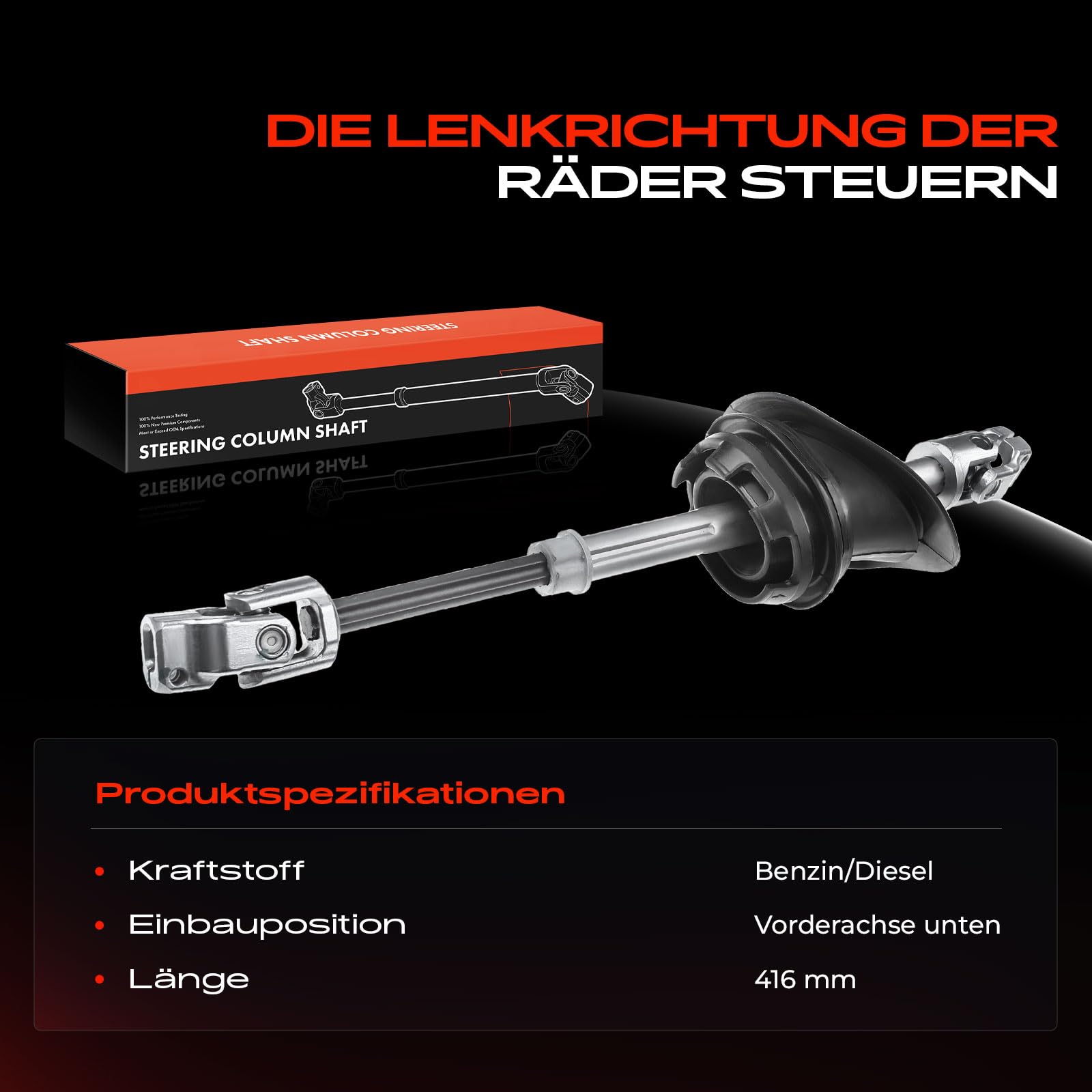 Gelenk Lenkwelle Lenksäule für A4 8K2 A4 Allroad 8KH A4 Avant 8K5 1.8L-4.2L Benzin/Diesel 2007-2016 8KD419753