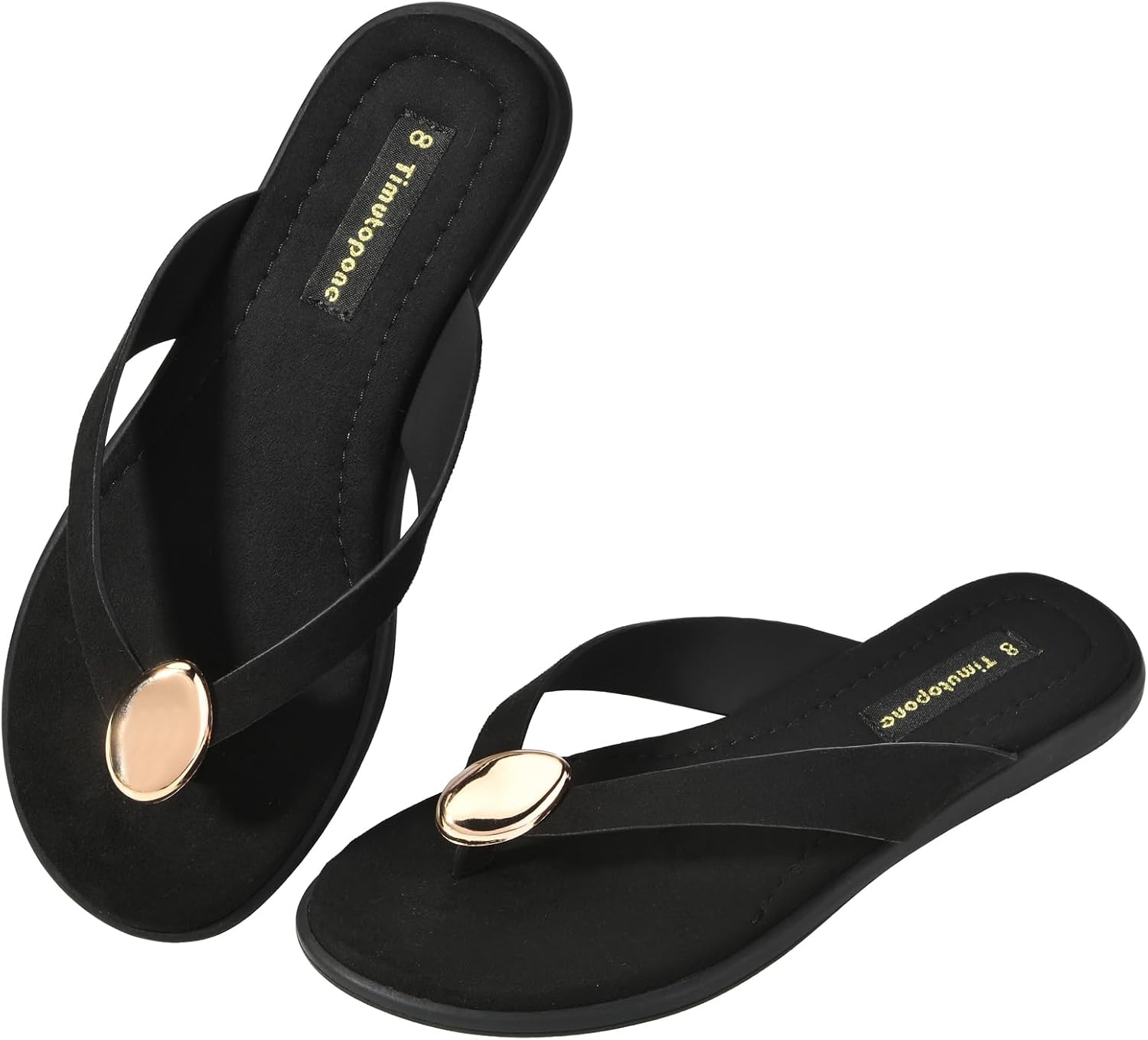 Women's Flip Flops Thong Sandals Soft Comfortable Fashion Flat Slip On Sandal Non-Slip Casual Summer Beach Slide Shoes