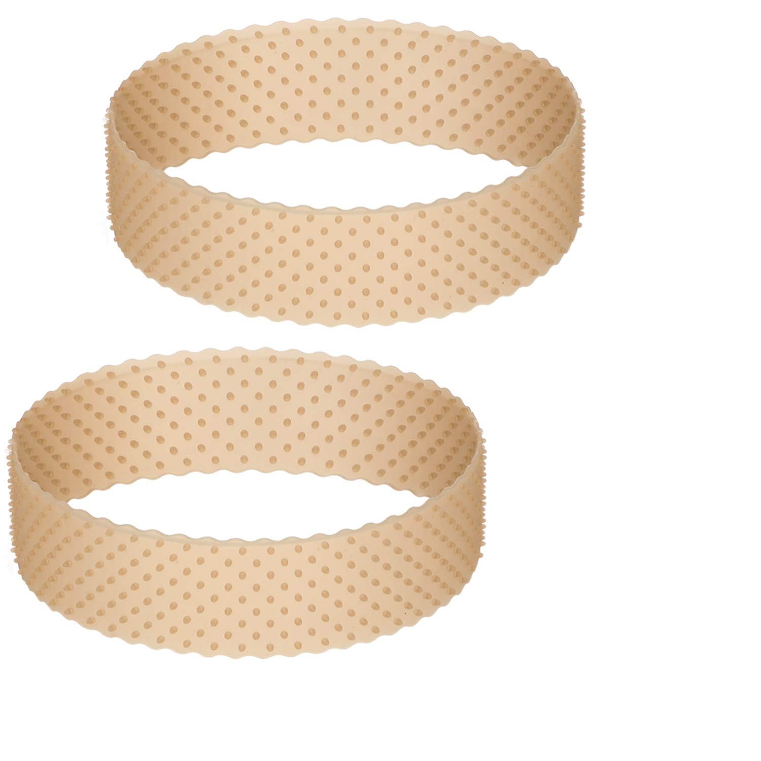 Khazna Adjustable Silicone Wig Headband Fix Non Slip Wig Bands Seamless Grip Strong Holder for Men Women Sports Yoga(Light Brown,2 Pcs)