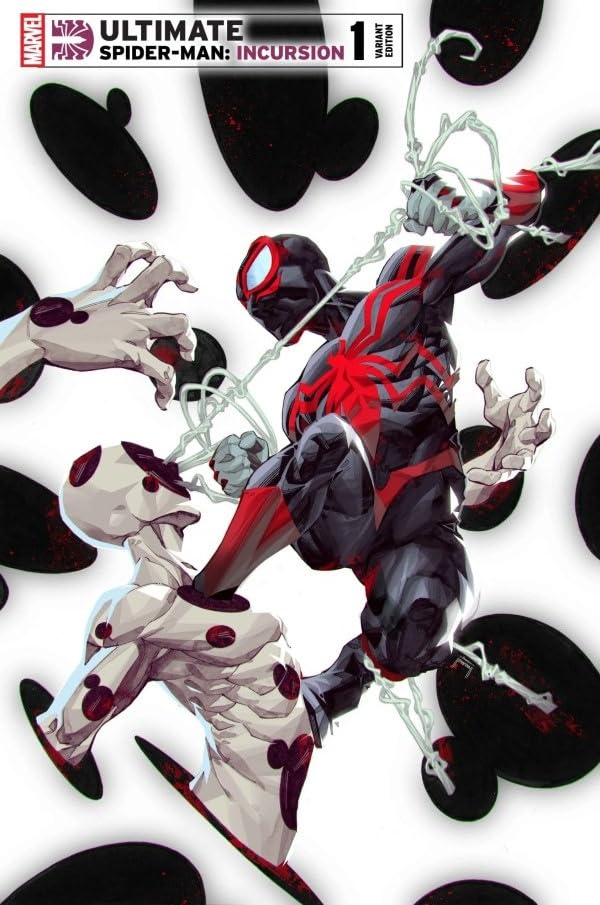  Ultimate Spider-Man: Incursion #1 Kael Ngu Foil Variant Cover with Rated Comics Acrylic Backer