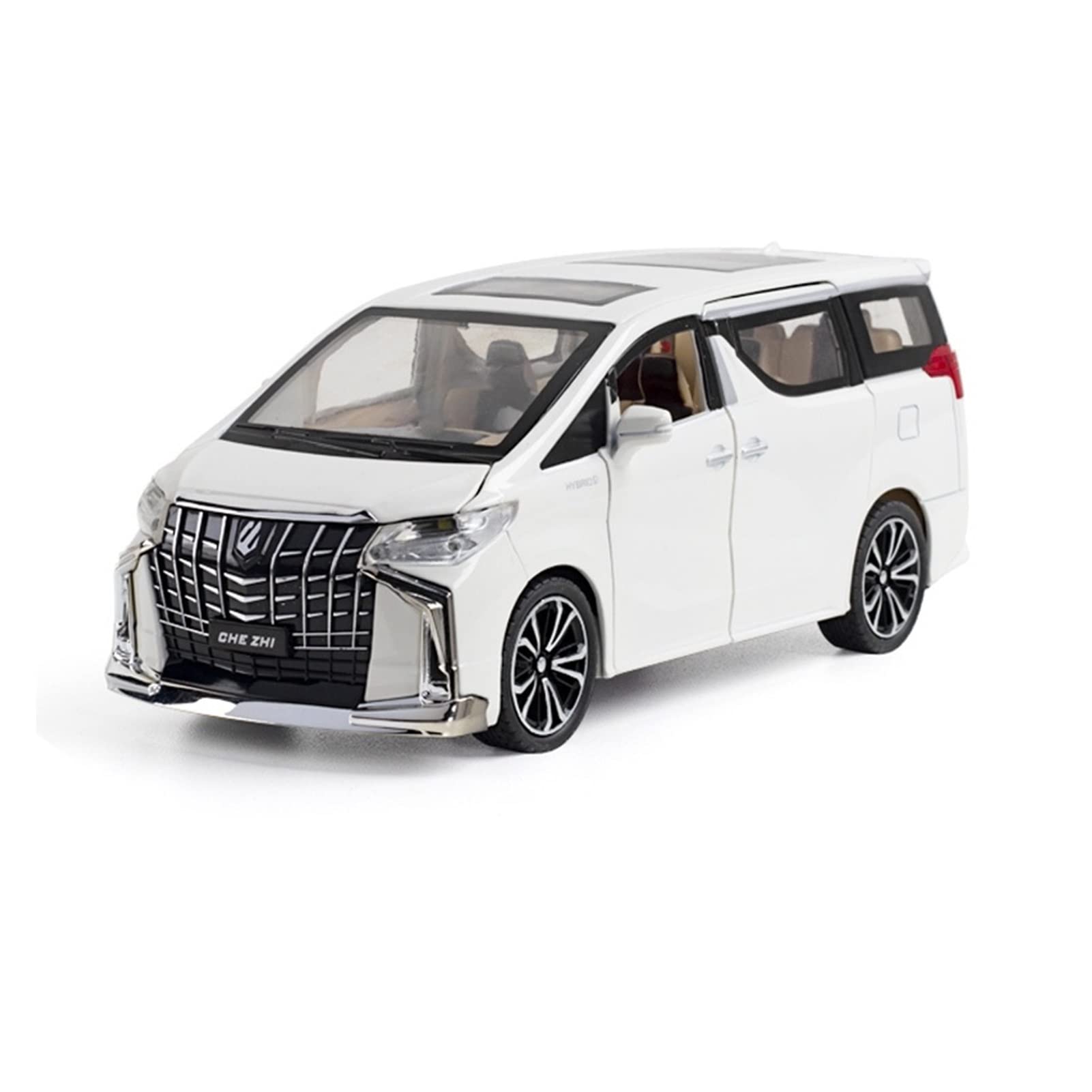 ★ワーゲン車1/24黄・黒・白　トヨタALPHARD ケースパッキング❤️合計4台 ☆ワーゲン車1/24黄・黒・白 トヨタALPHARD ケースパッキング