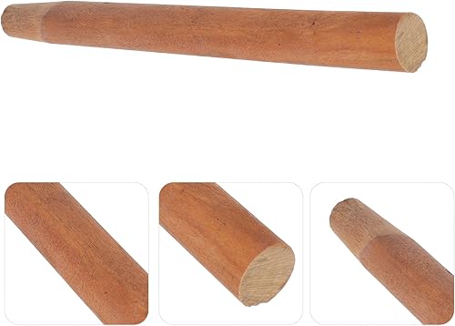 Miniatura 5 de Hemoton Mango de cuchara agrícola Mango de pala de madera de repuesto pala pala hacha de madera varilla palo de jardinería pala agarre para cucharón