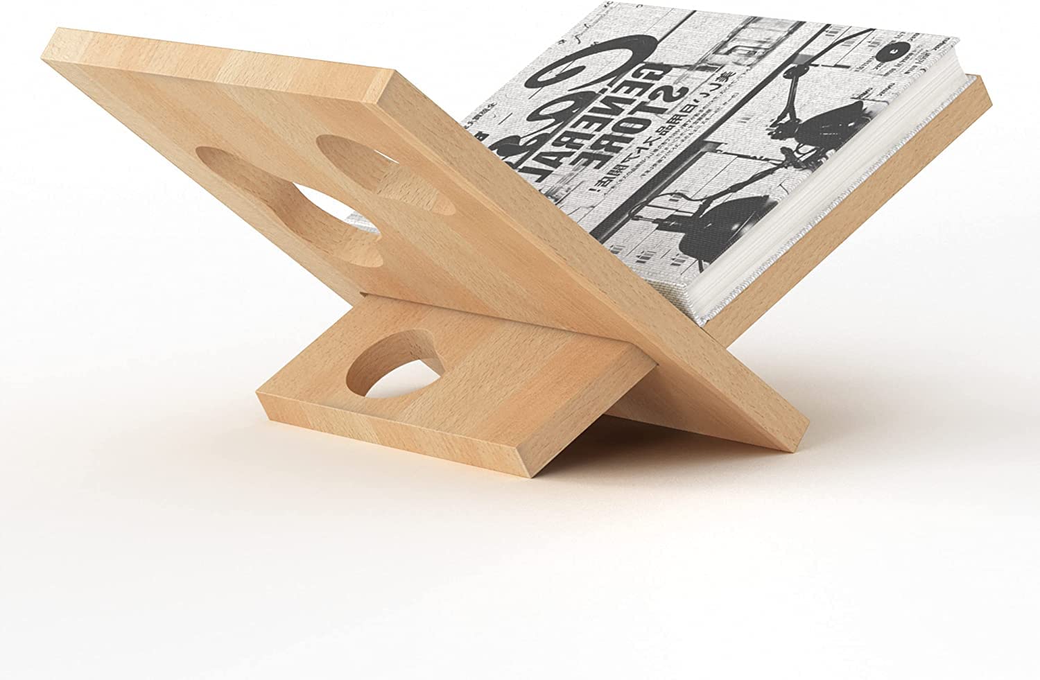 Star handicrafts Traders Magazine Rack, Wooden Display Stand, Desktop