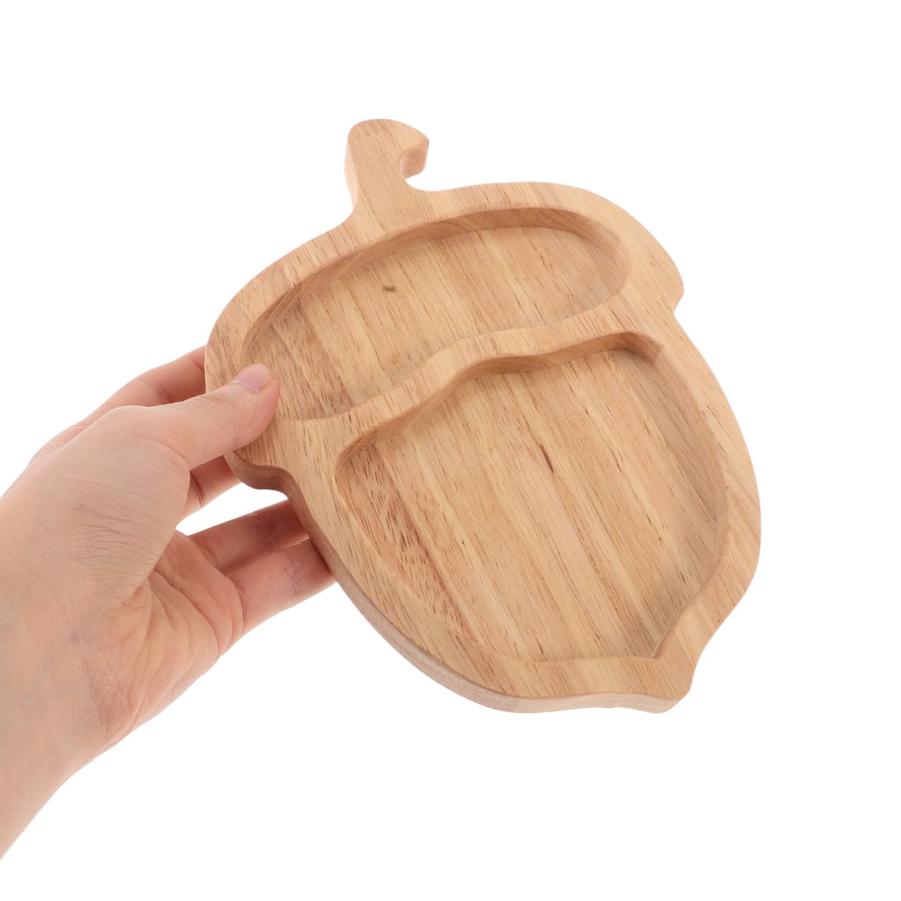 Anneome Bandeja De Madera 7.67X5.70X0.59In Para Bañera Con Diseño De Bellota Otoñal Bandeja Multifuncional Para Servir Aperitivos Quesos Dulces Y Decoración De Baño