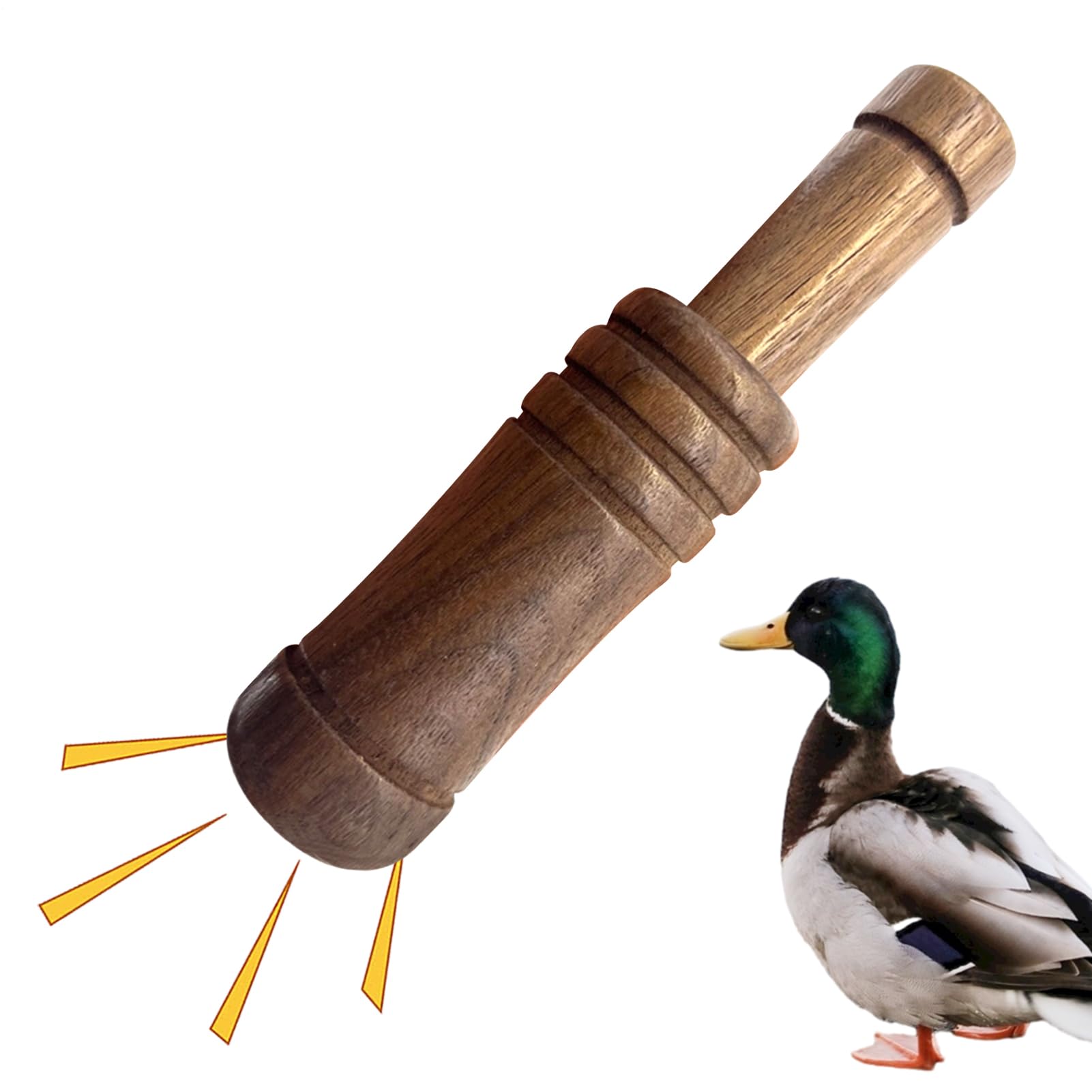 Mallard Call - Tenda da viaggio per ragazzi, in legno con proiezione chiara dei toni, facile da impugnare, strumento di allenamento per pratica sul campo e attività naturalistiche