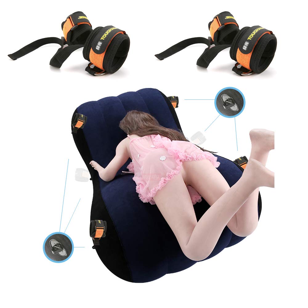 Oreiller / Chaise Gonflable Portable Pour Positionnement Amoureux - Marque TOUGHAGE - Neuf - Érotique