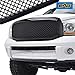 EAG Replacement Upper Grille Mesh ABS Grill Fit for 06-08 Dodge Ram 1500/06-09 Ram 2500/3500