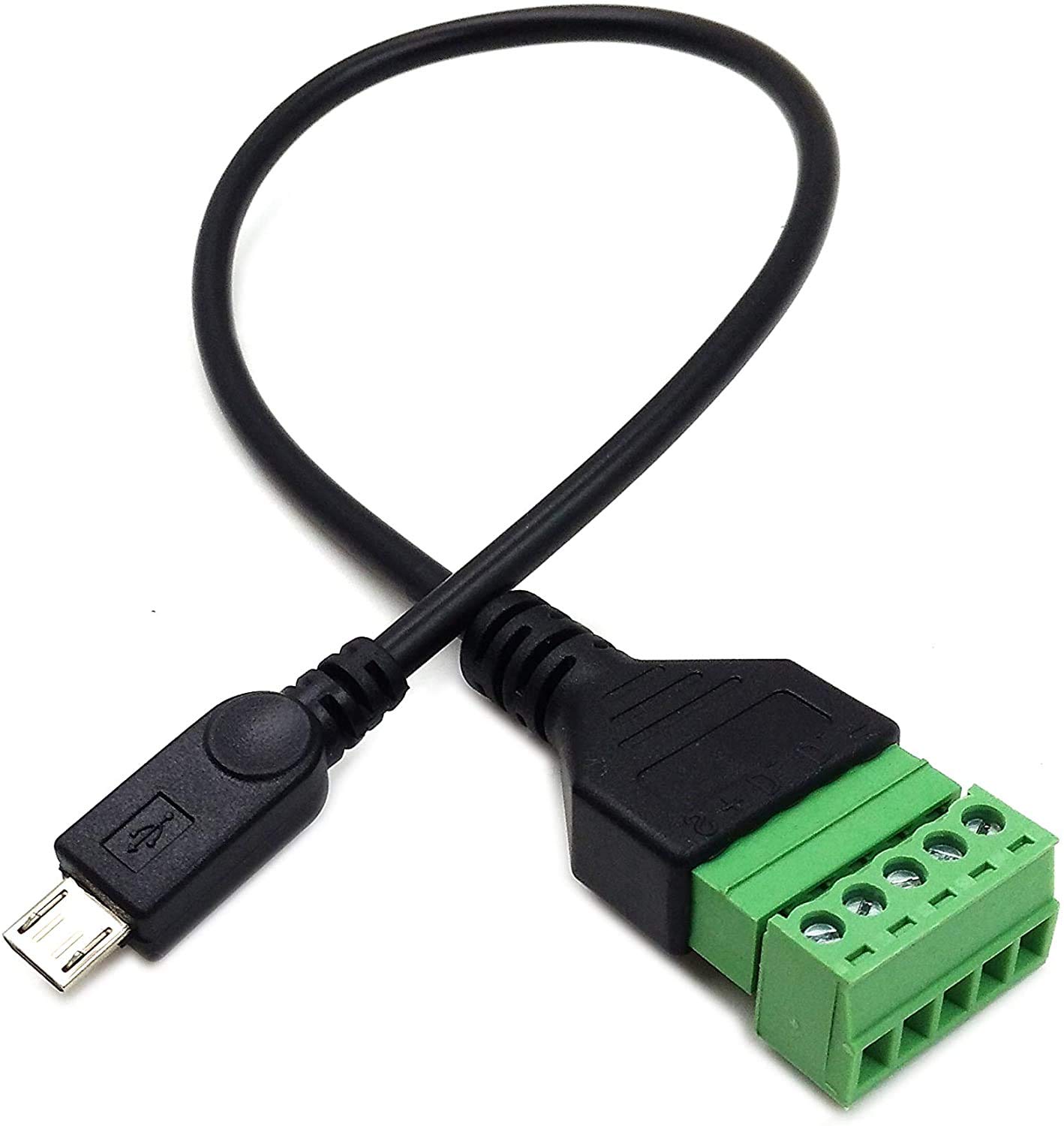 Cavo USB 2.0 maschio (A) - micro USB (B) ad angolo 90°- 1,8 metri