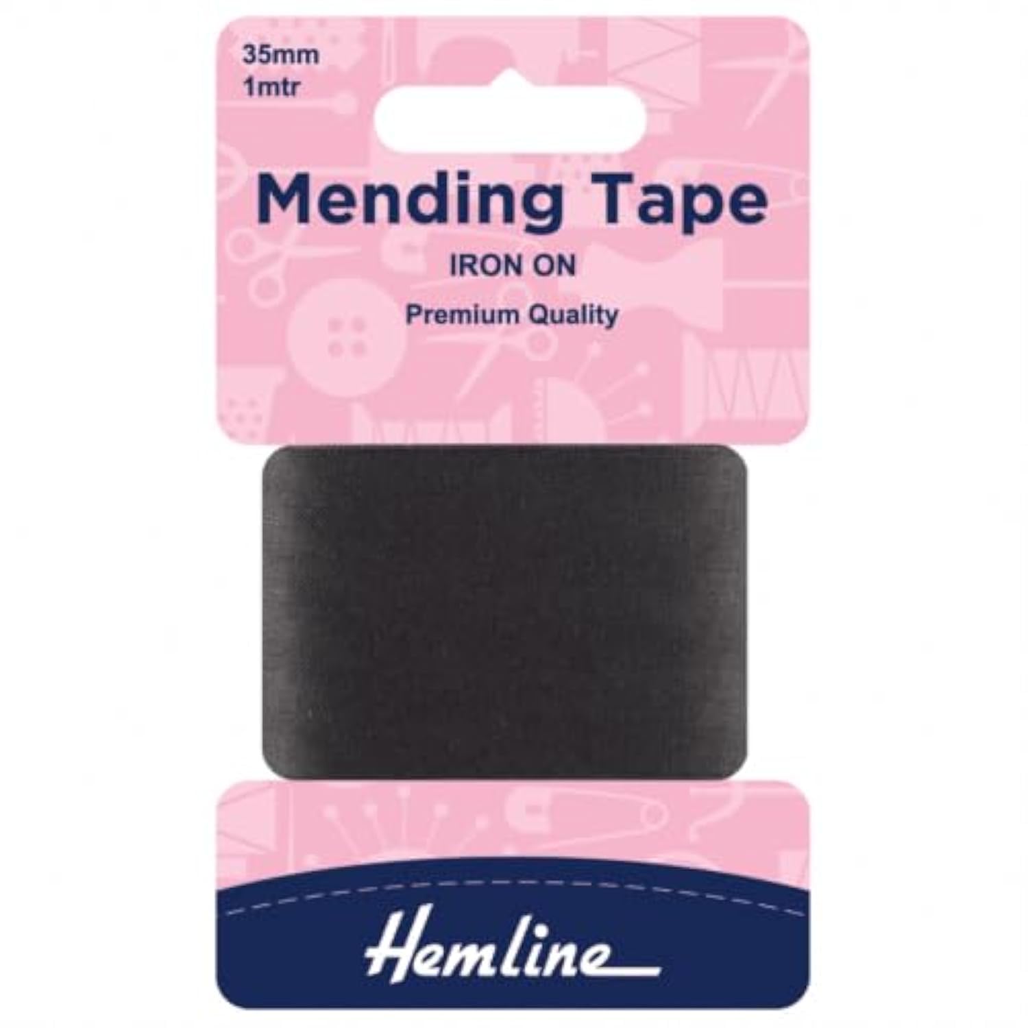 Hemline Black Repair Tape