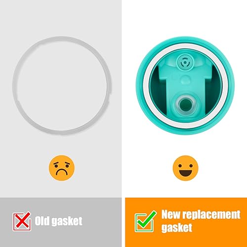 Miniatura 3 de 6 piezas de anillo de sellado de botella de agua de repuesto para Owala FreeSip, junta tórica de silicona para botella de agua Owala de 24253240