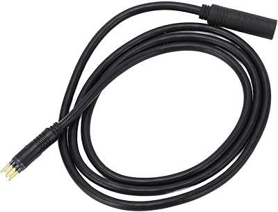Uxsiya Wheel Motor Extension Wire, 9 Pin Bike Motor Extension Cable Flexible Waterproof 3.9ft for Electric Bicycle