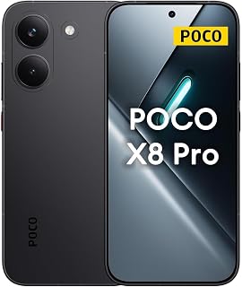 POCO X8 Pro 5G (Black, 8GB RAM), (256GB Storage)