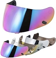 Vista 12 de VCOROS Casco de motocicleta, visera de repuesto para casco HJC HJ-09 CL-15 CL-17 CL-16 CL-SP AC-12 FS-10 CS-R1 IS-16 CS-R2 Shield