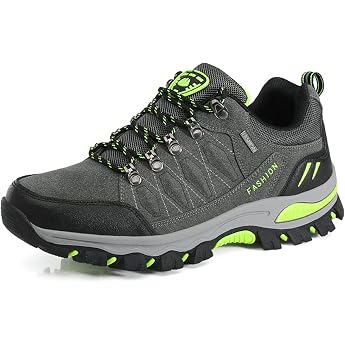 Walking Boots Hiking Shoes Waterproof Outdoors Sporty Non-slip Comfortable Lightweight Mountain Boots Trekking Shoes Women s and Men s Low Hiking Shoes. - dark grey size 43 EU