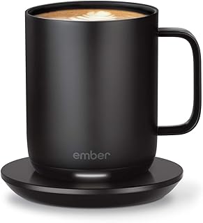 Ember New Smart Mug 2 with Temperature Control, 10 oz, Black, 1.5 Hour Battery Life - Temperature Controlled Mug by a Dedi...