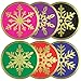 PARTH IMPEX Snowflake Stickers - (Pack of 120) 2