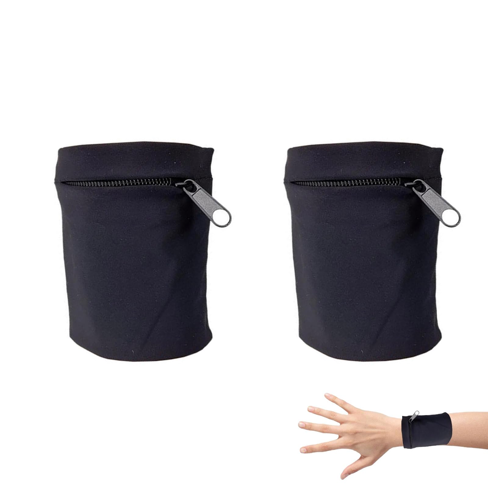 Acheter Pochette portefeuille, 1 pièce, bracelet de poignet, Support de bandage, fermeture éclair, bracelet de sport, course à pied