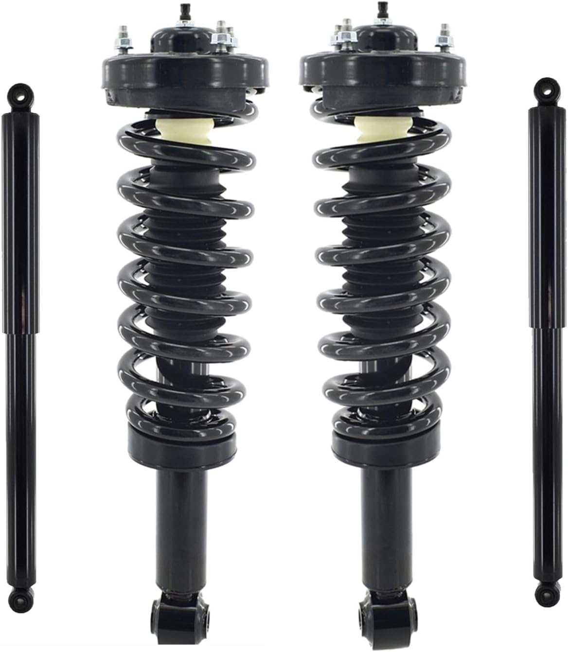 PM Auto Front - Rear Quick Complete Strut-Shock For 2009-2013 Ford F-150 4WD