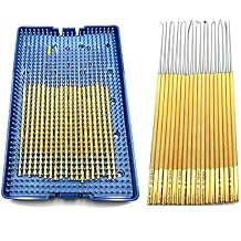 Rhoton Micro Dissector Kit Straight Set w/Rack 19 pcs