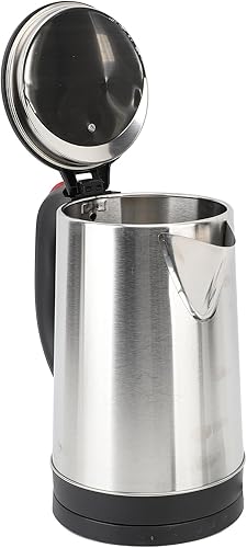 Miniatura 2 de Hervidor eléctrico de 2.5 L, doble grado alimenticio 304 de acero inoxidable 304, caldera de agua interior, cafetera y tetera, apagado automático y