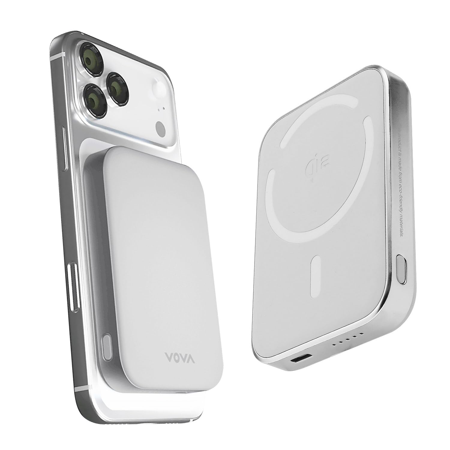 Amazon | VOVA Qi2認証 準固体モバイルバッテリー HeatZero 15W