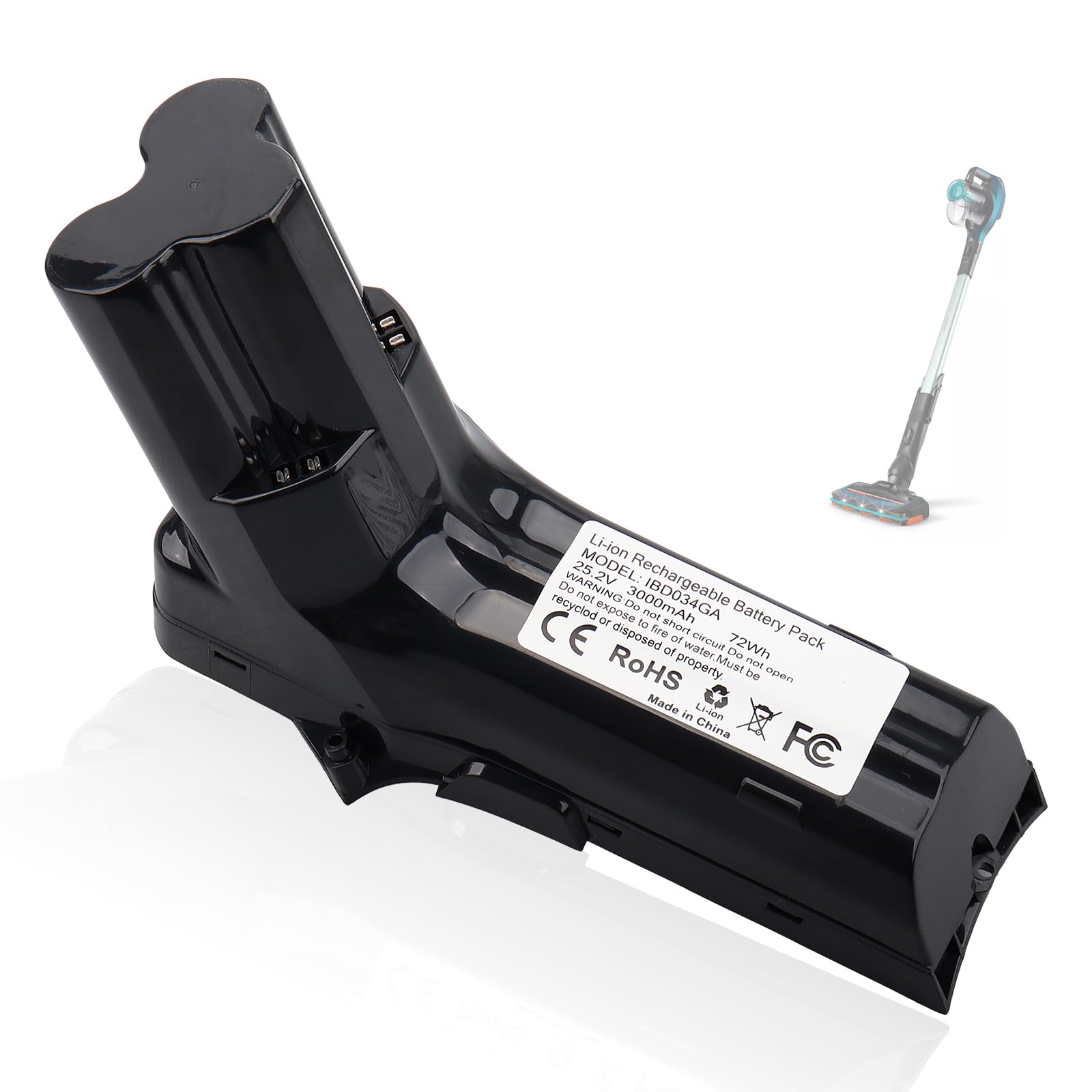 25.2V Battery Compatible with Philips SpeedPro Max Aqua, SpeedPro Max Stick
