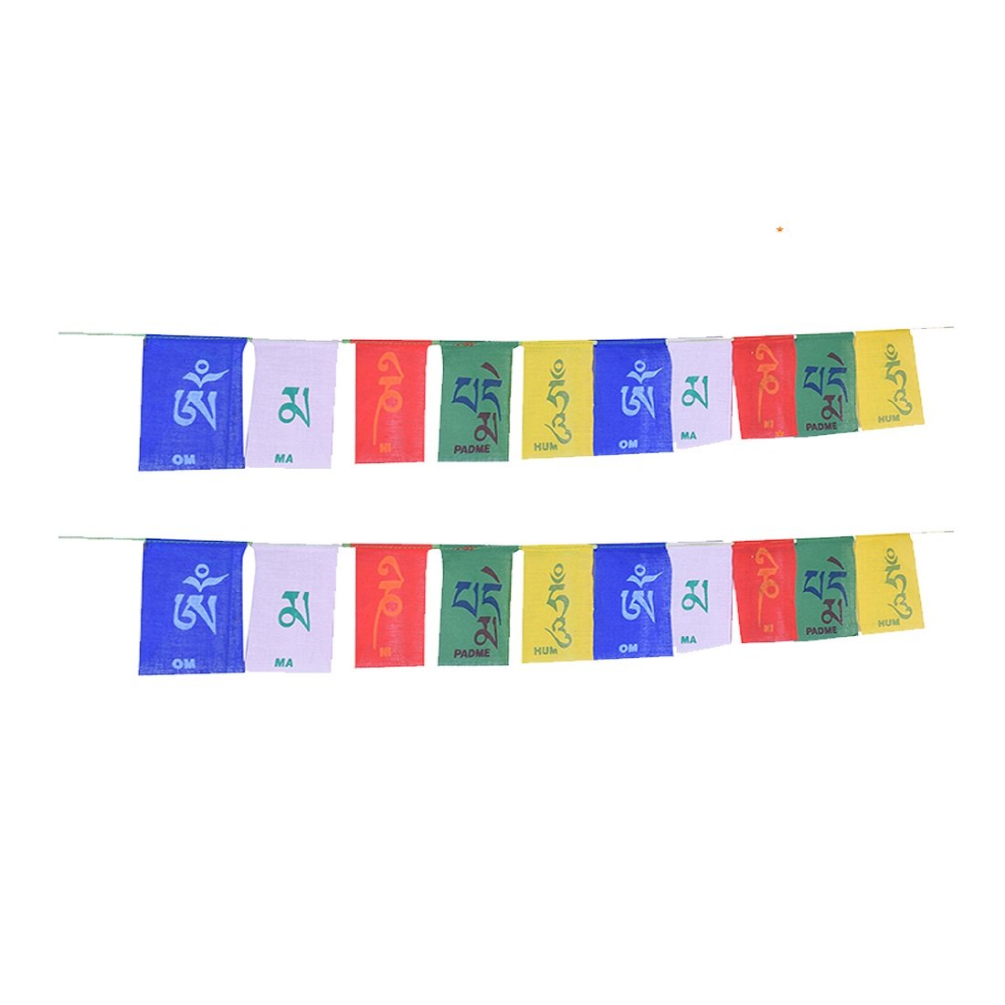 Ryme Feng Shui Velvet Tibetan Buddhist Prayer Flag for Bike/car/Home/Office - Pack of 2-image-11
