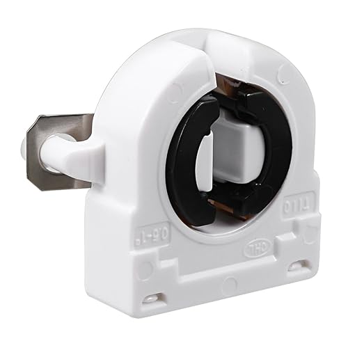 Miniatura 4 de uxcell 2 unids T8 soporte de luz fluorescente G13 base no derivada lámpara lápida enchufe AC 500 V 2A para tubo fluorescente LED