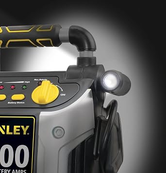 Stanley J509 1000 Peak Amp Jump Starter for Vehicles | Portable Power Station with USB Ports and 12V DC Outlet